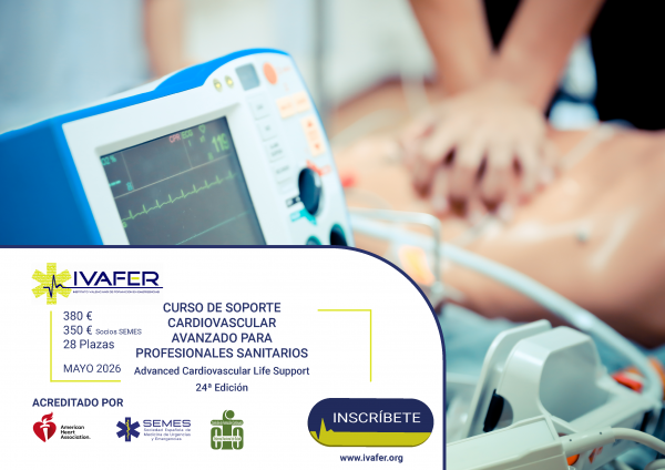 Curso de Soporte Cardiovascular Avanzado Para Profesionales Sanitarios (Advanced Cardiovascular Life Support) ACLS
